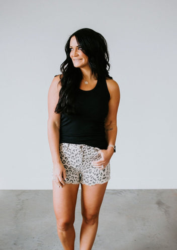 Symba Leopard Print KanCan Short