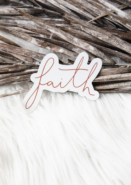 Faith Vinyl Sticker