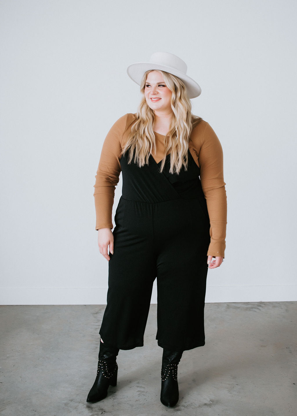 image of Curvy All About It Jumpsuit