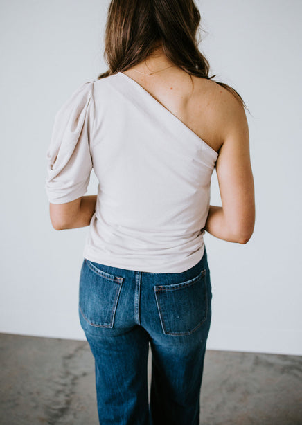 The Right Puff One Shoulder Top