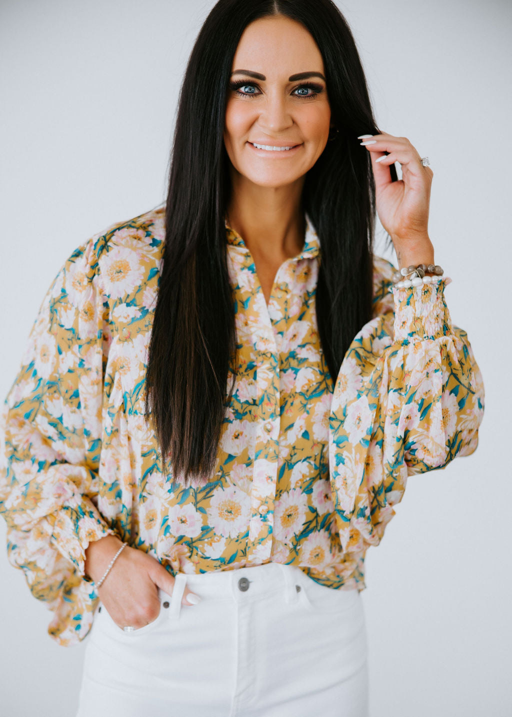 image of Cassia Floral Blouse