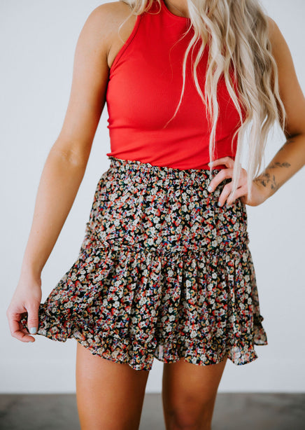 Full Bloom Floral Skirt