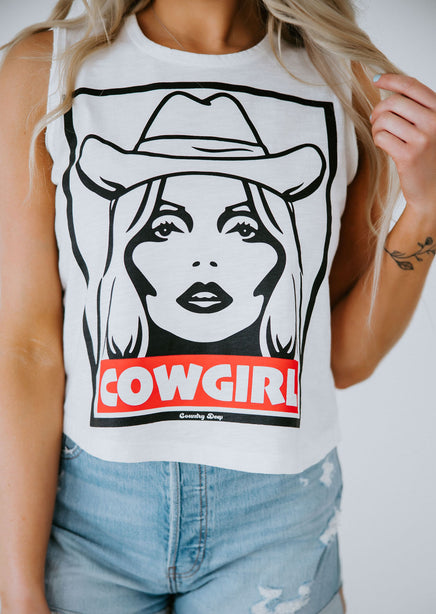 Cowgirl Muscle Tank