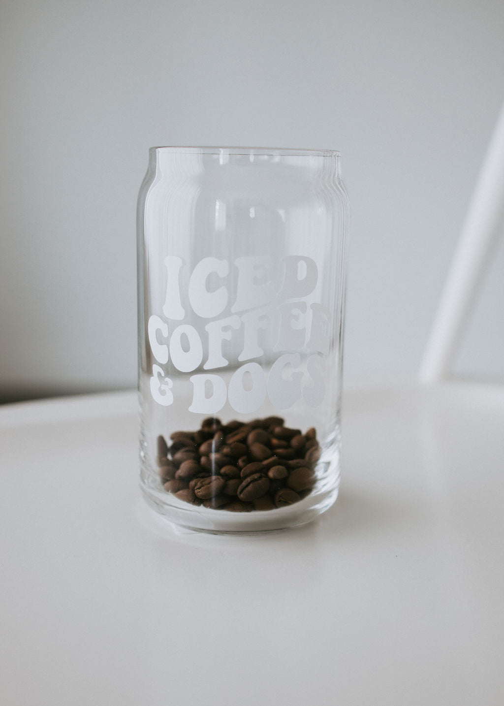 image of Iced Coffee and Dogs Glass Can