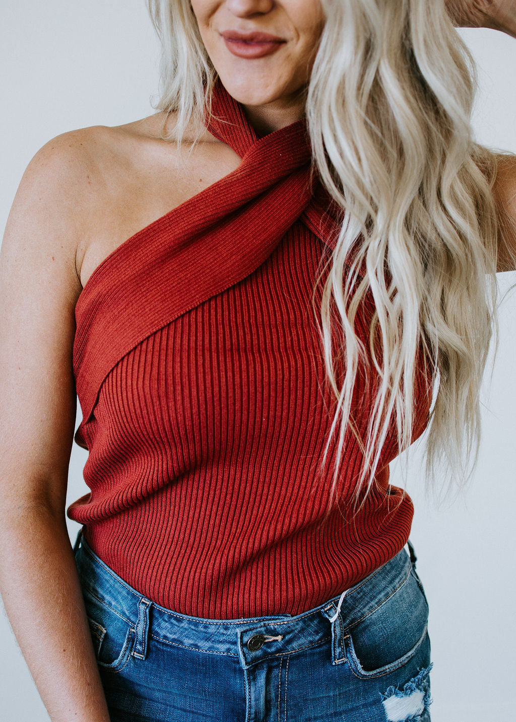image of Ozzie Knit Halter Top