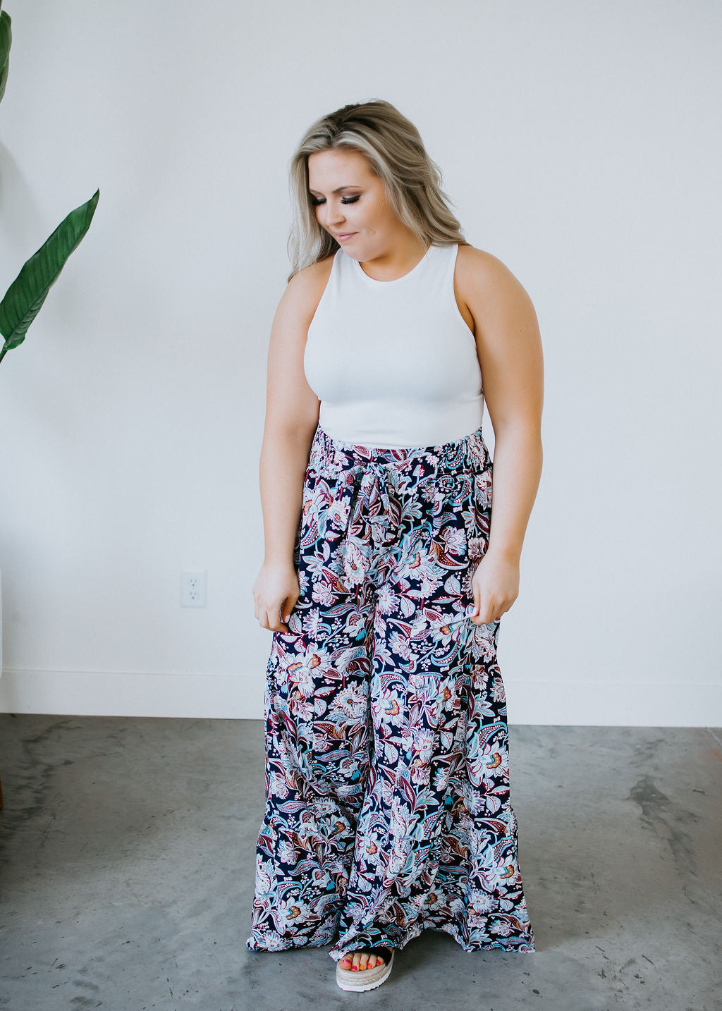 image of Get A Bloom Wide Leg Pant