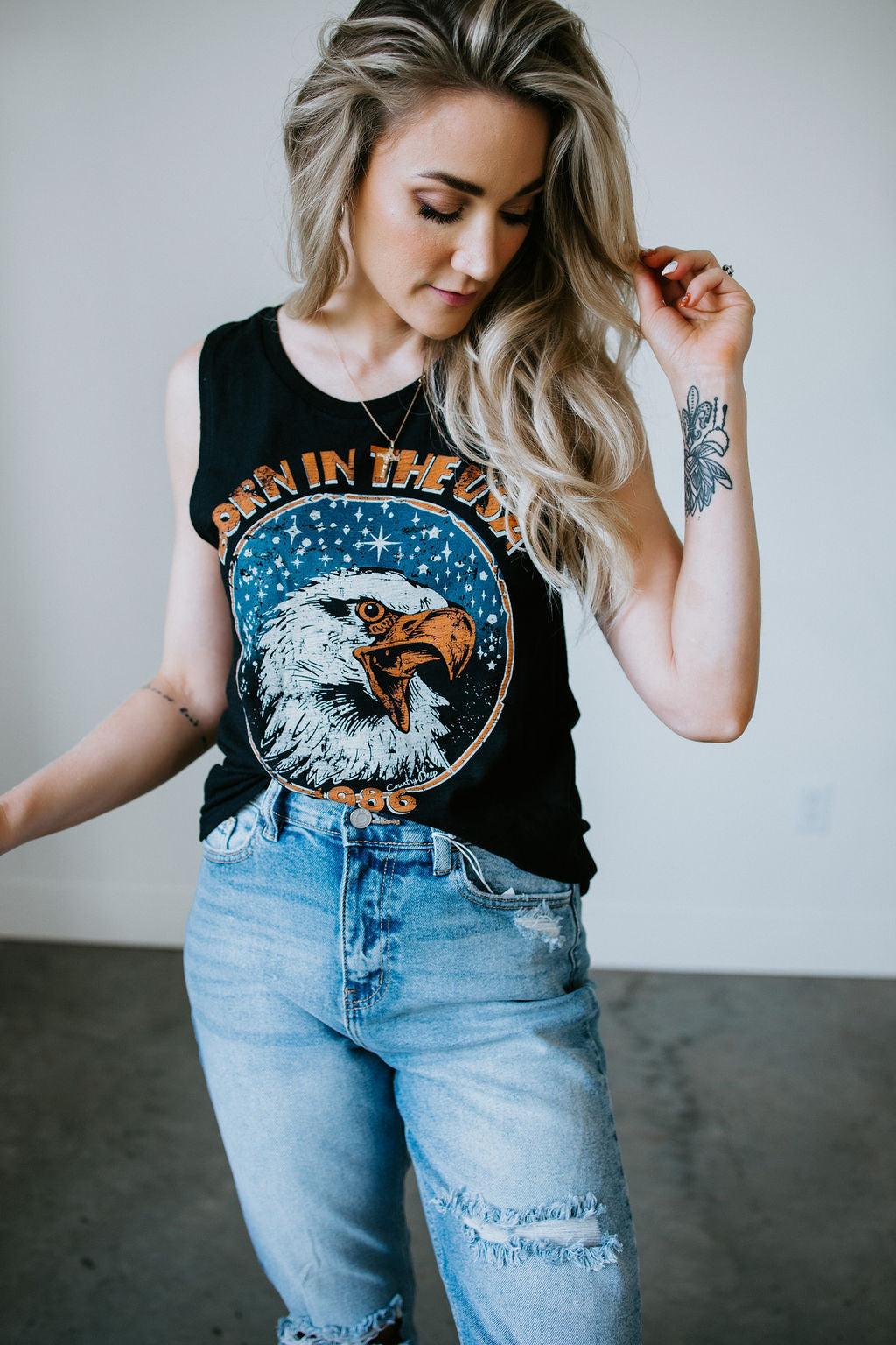 image of Born In The USA Graphic Tank