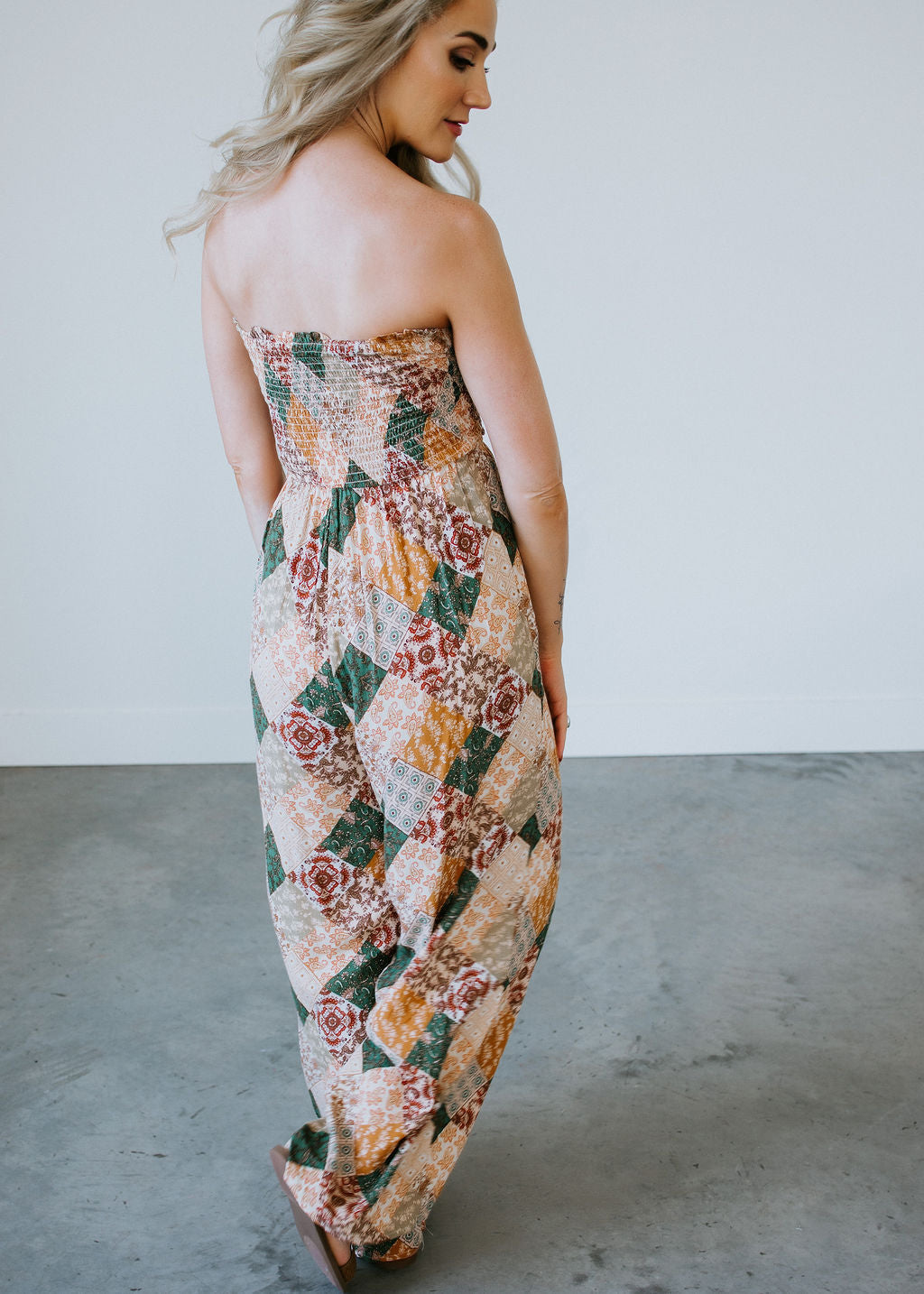 Living For This Strapless Jumpsuit