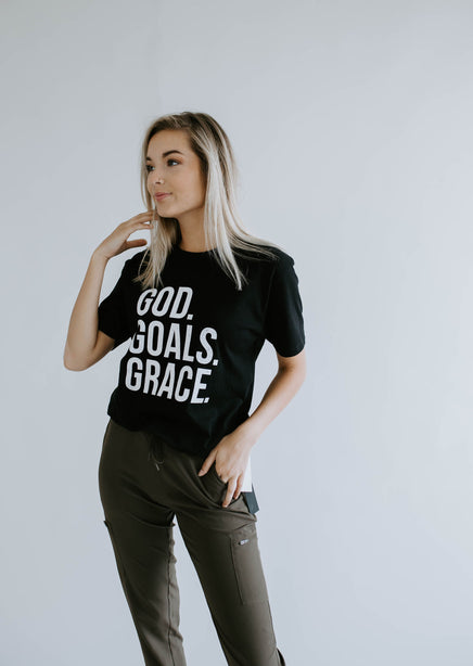 God. Goals. Grace. Graphic Tee