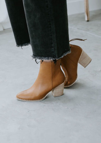 Walk The Talk Faux Suede Bootie FINAL SALE