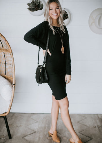Rylin Ribbed Knit Mini Dress FINAL SALE