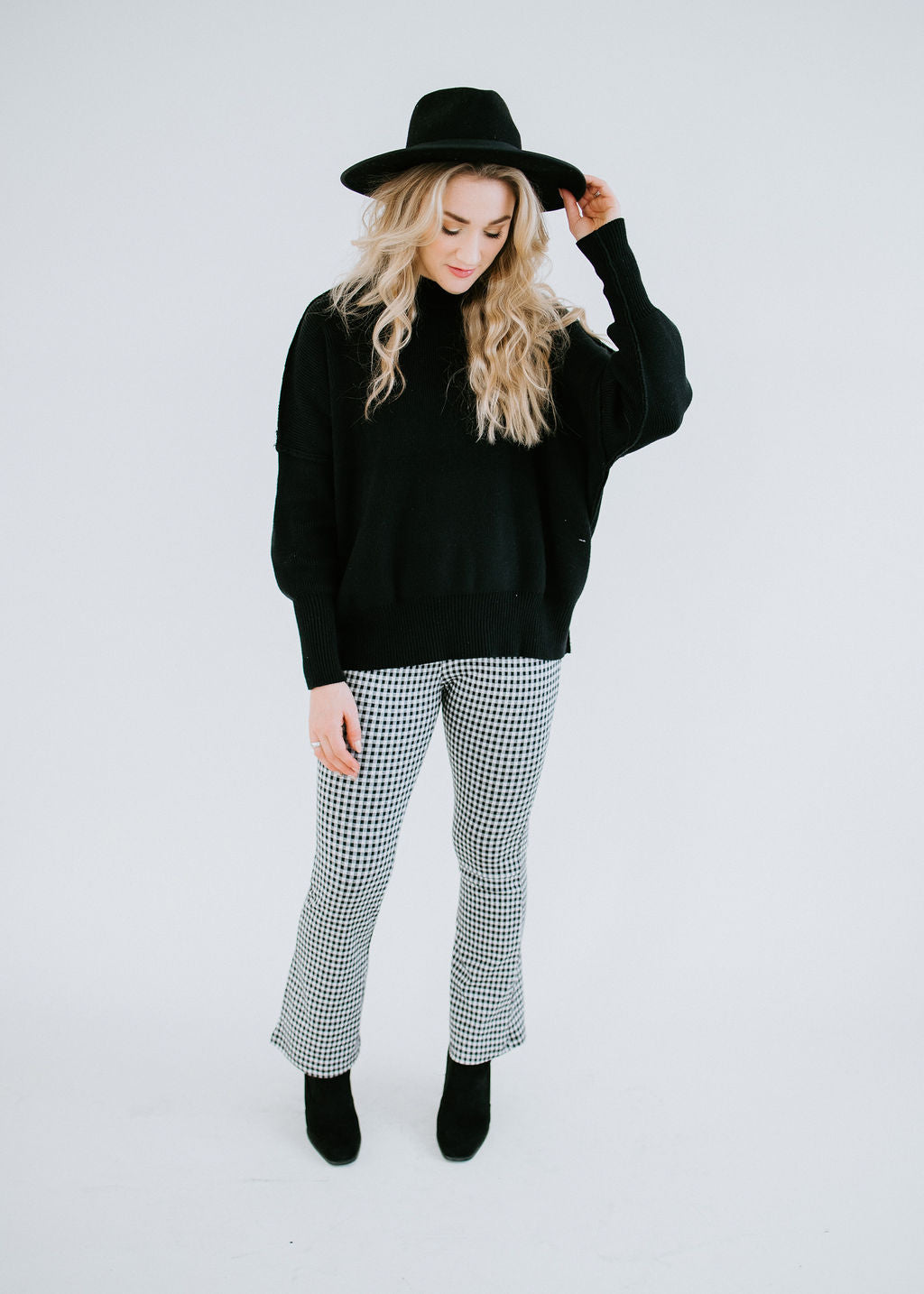 Roslyn Mock Neck Sweater by Chelsea DeBoer