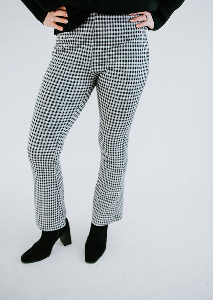 On The Horizon Gingham Flare Pant