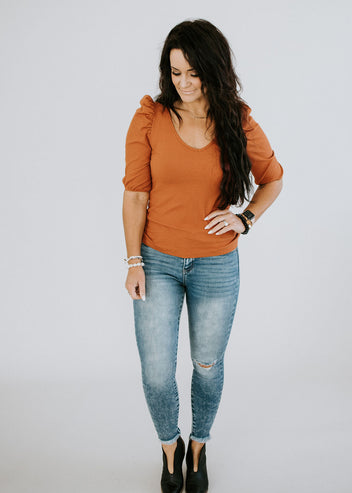 Eliana Puff Sleeve Top FINAL SALE
