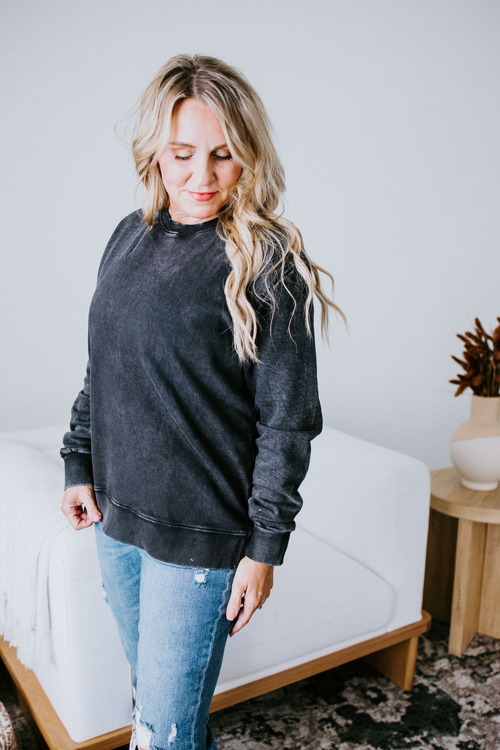 Anytime, Anywhere Oversized Crew by Lily & Lottie