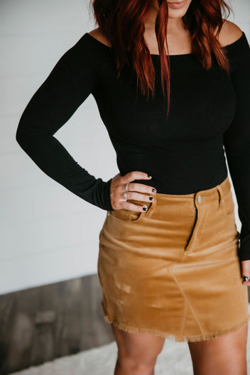 Never Afrayed Corduroy Skirt FINAL SALE