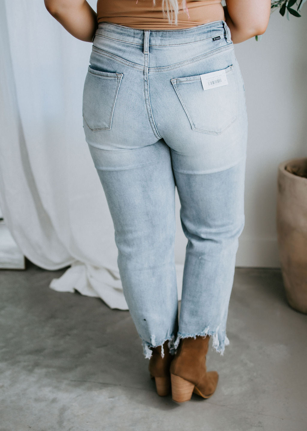 Milana Straight Crop Jeans