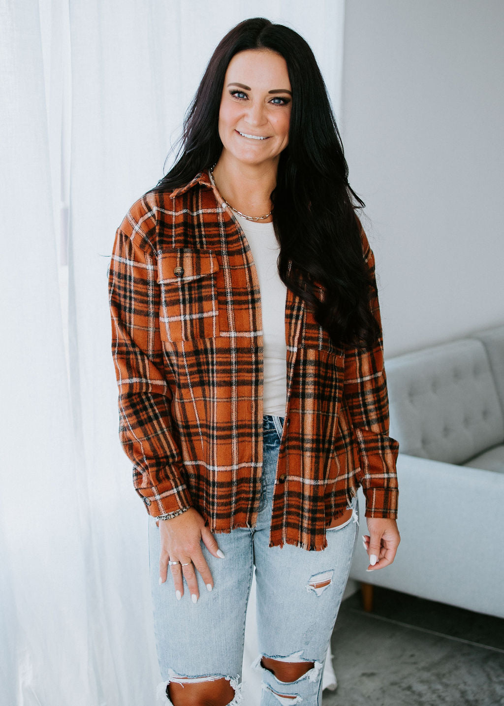 image of Murphie Plaid Shacket