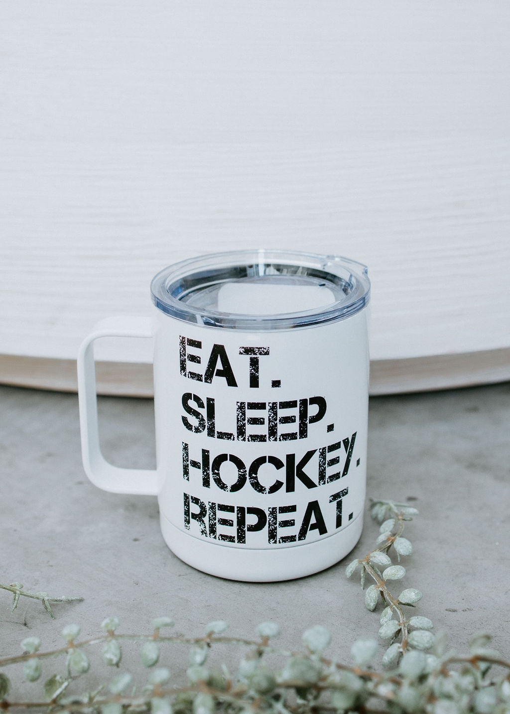 Eat Sleep Hockey Repeat Tumbler