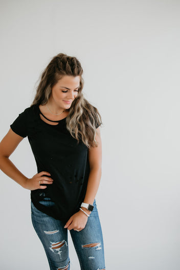Cutout And About Tee FINAL SALE