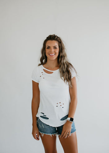 Cutout And About Tee FINAL SALE
