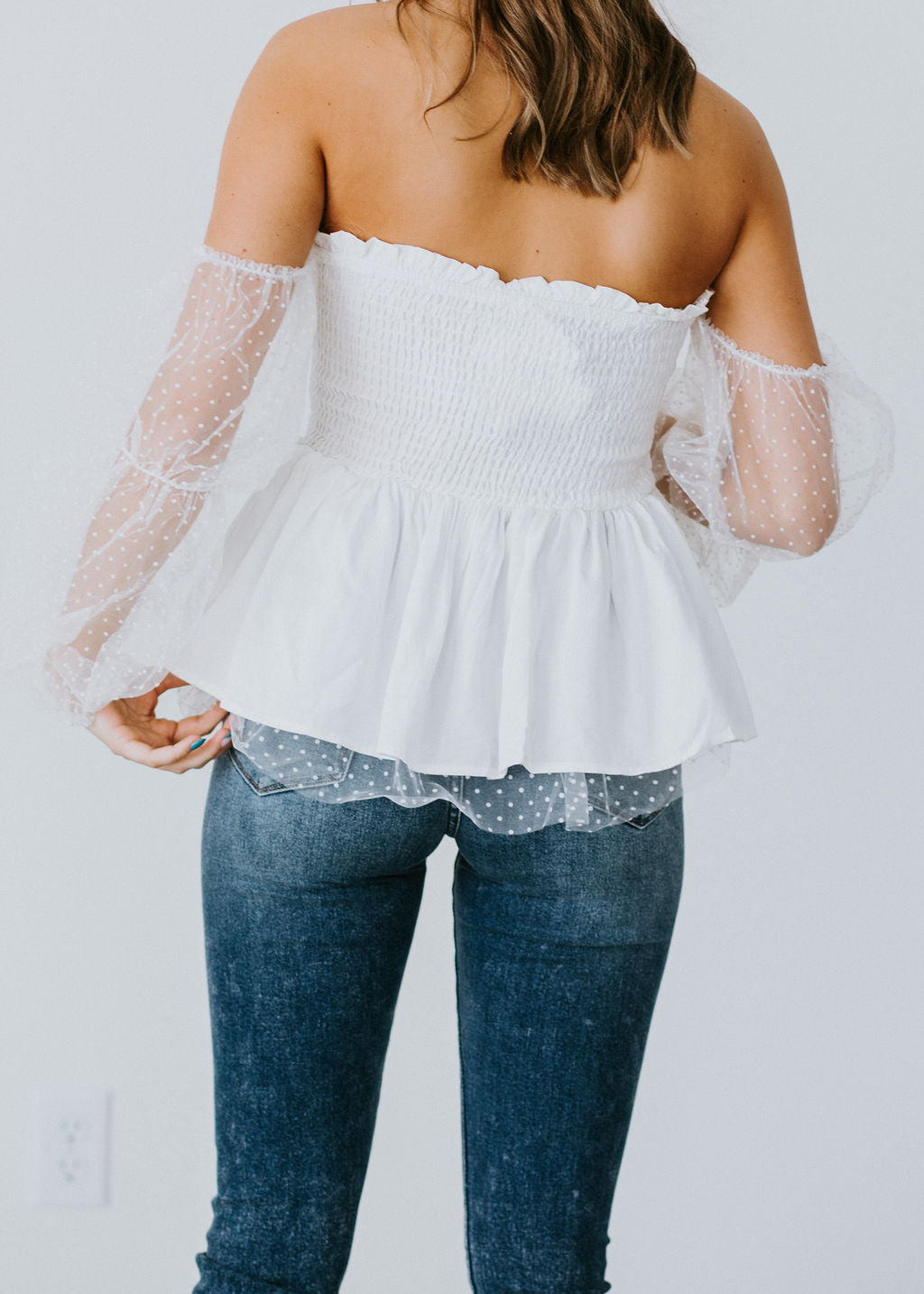 Flawless Frills Smocked Top