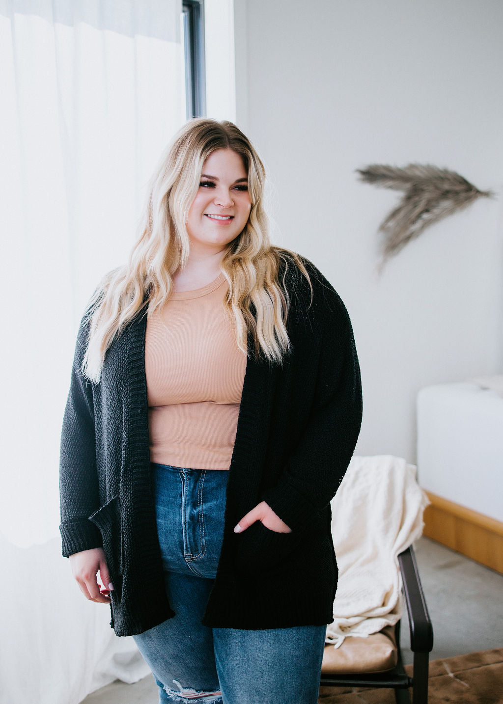 image of Curvy Ryker Knit Cardigan