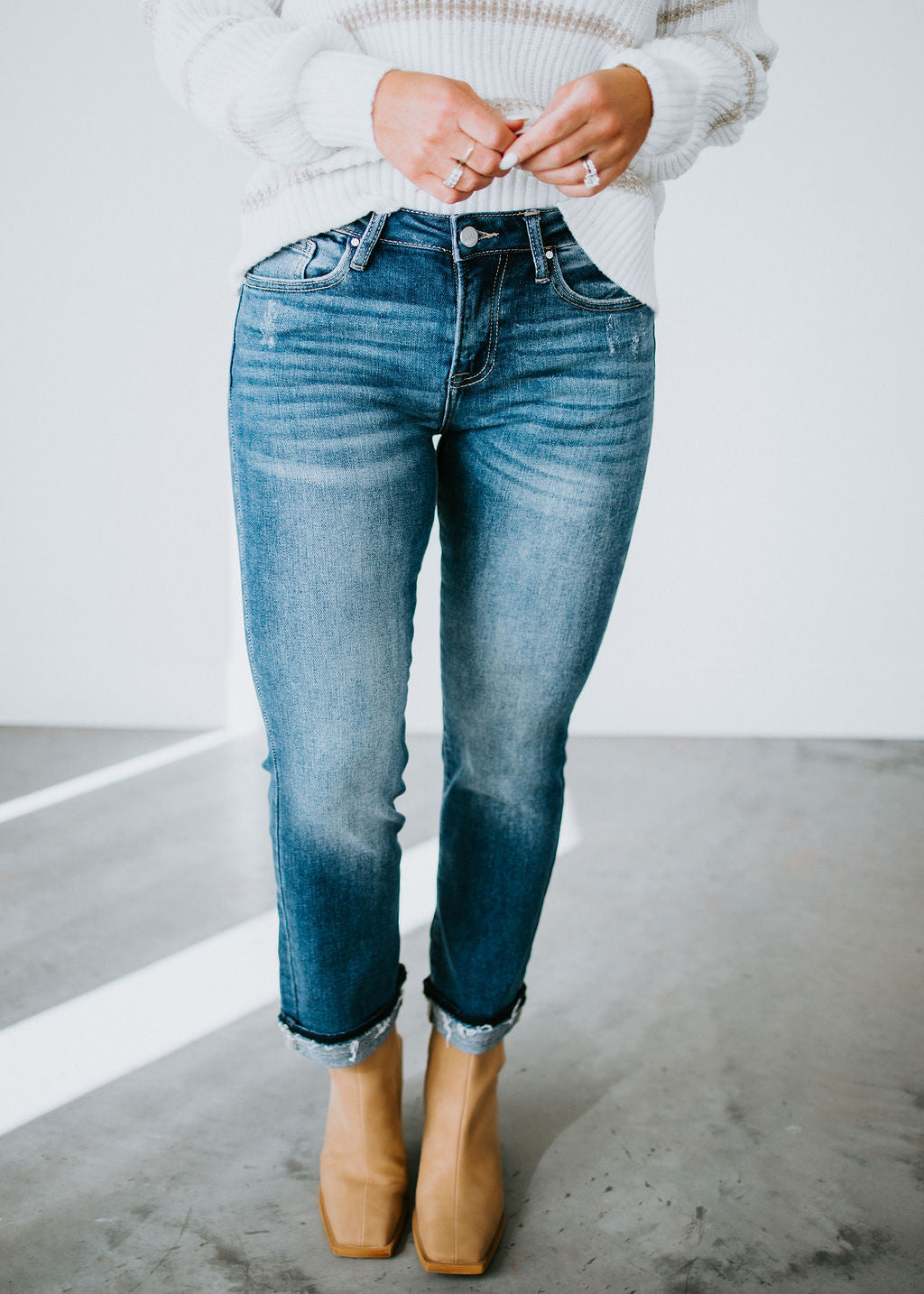 image of Kindra Slim Straight Jean