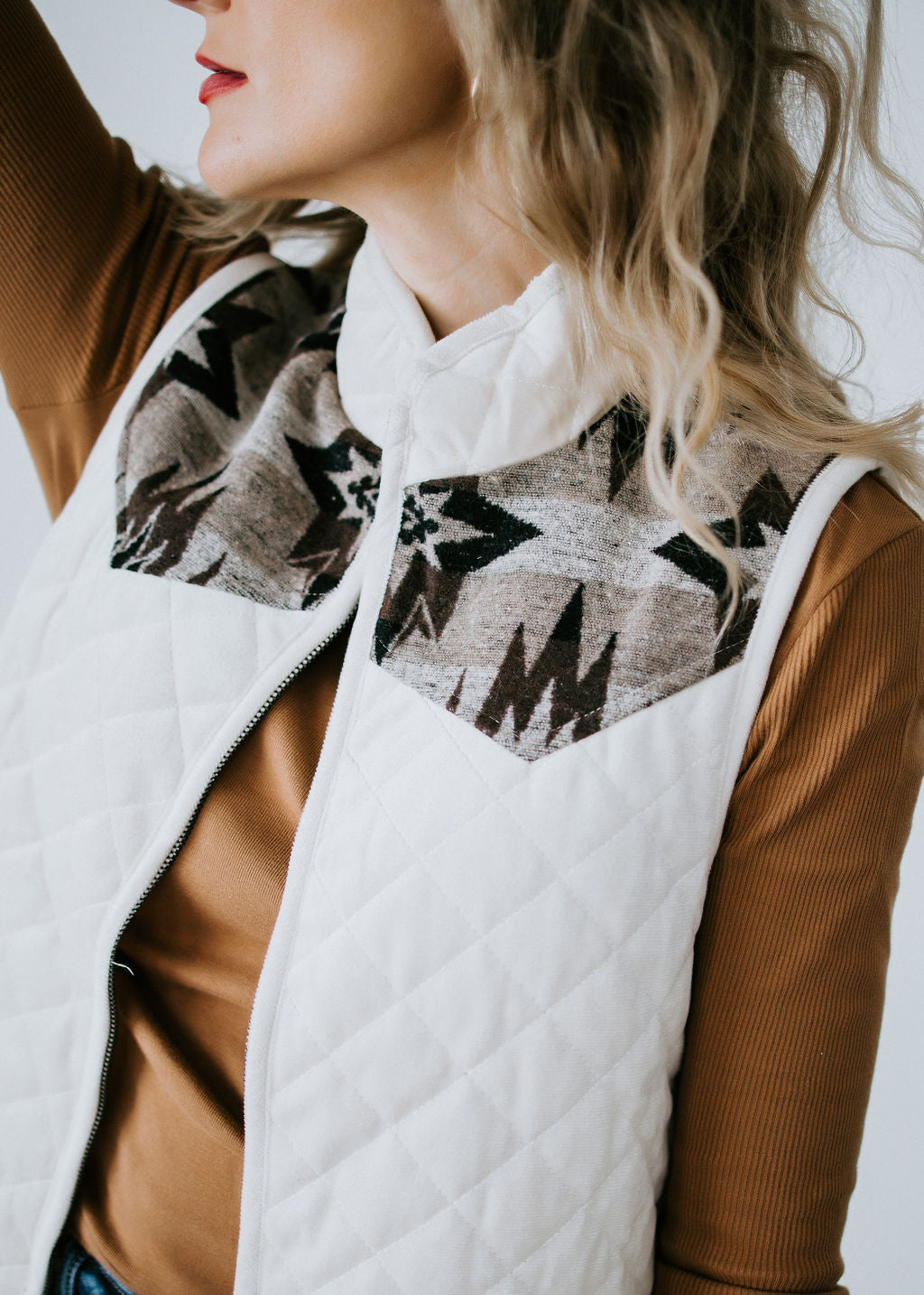 Western Wear Quilted Vest