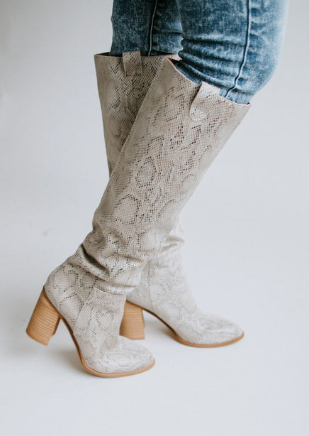 Snake My Day Knee High Boot - ONLINE ONLY FINAL SALE