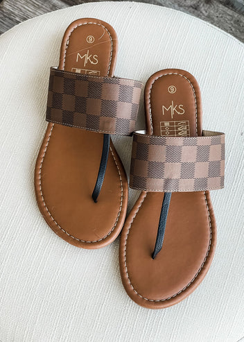 Fanciful Flat Sandal