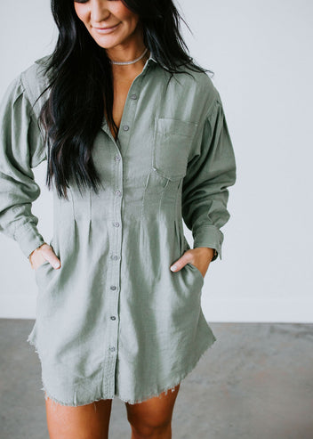 Annette Button Down Dress