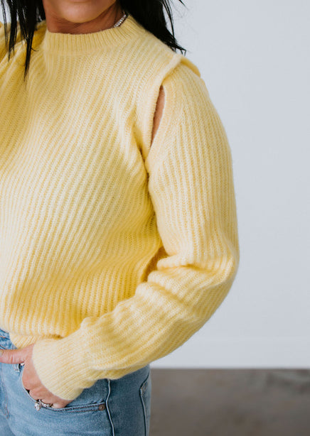 Lemon Drop Knit Sweater