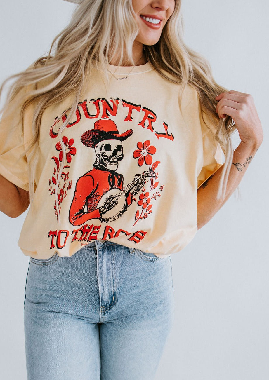 image of Country to the Bone Graphic Tee