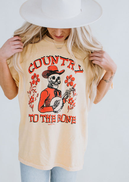Country to the Bone Graphic Tee