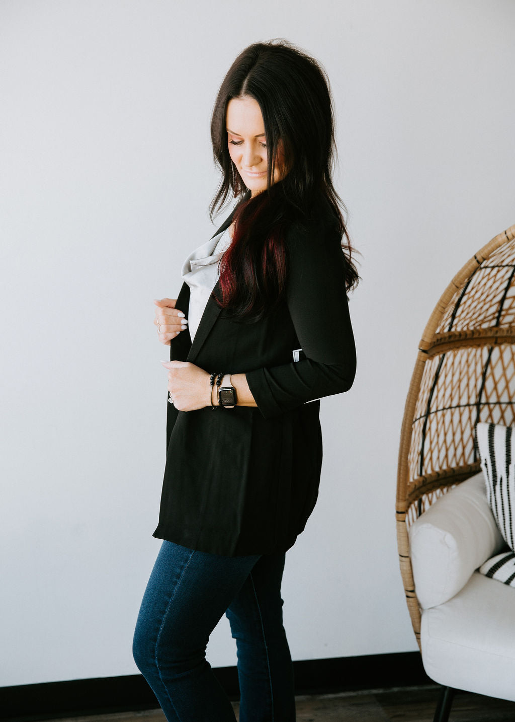 Here For Business Blazer