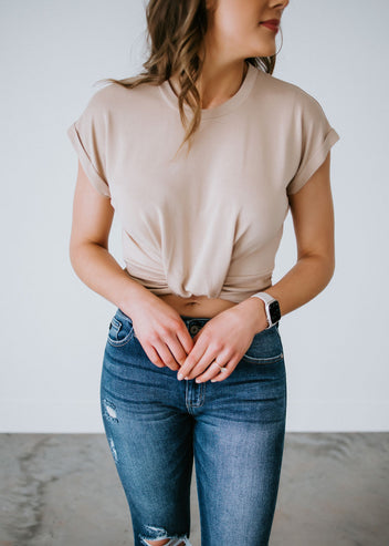 Becca Twist Front Tee