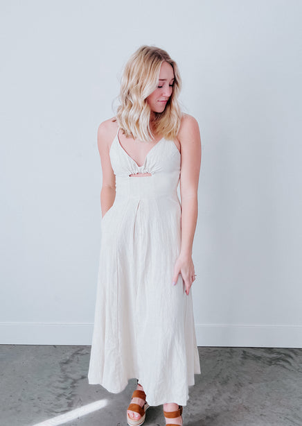 Andie Front Cutout Maxi Dress