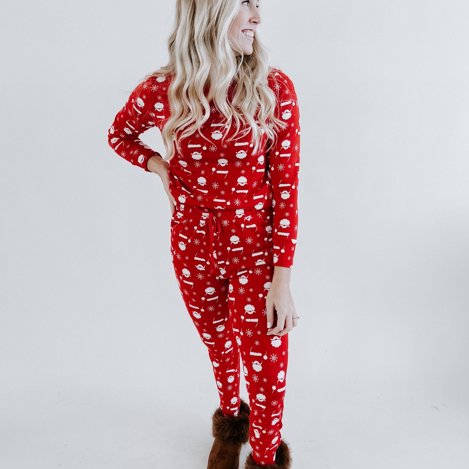 Santa Christmas Matching Jogger Set