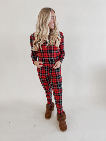 Plaid Weather Jogger Set