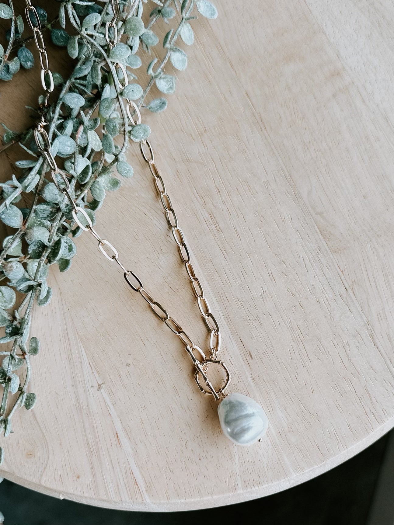 image of Pearl Love Necklace