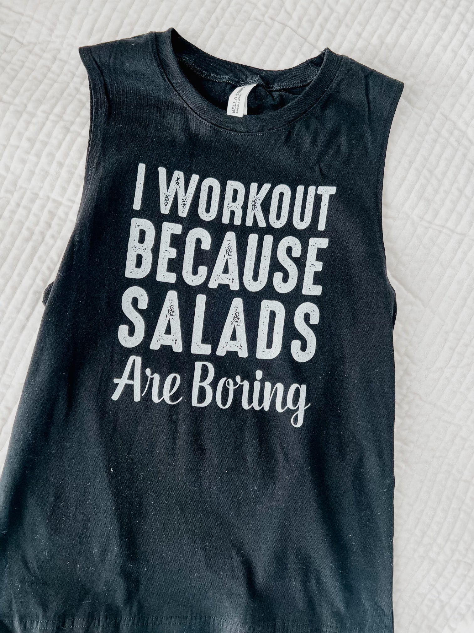 image of I Workout Graphic Tank