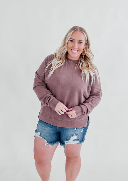 Anytime, Anywhere Oversized Crew by Lily & Lottie