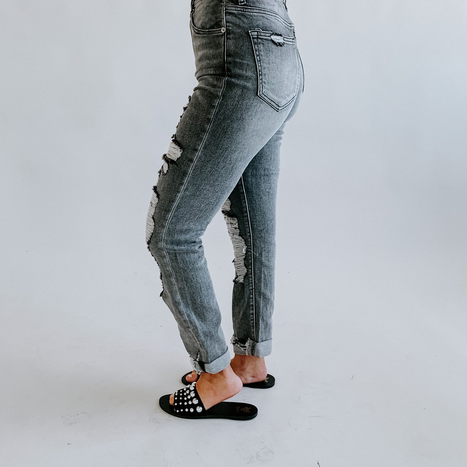 Selby Distressed Relaxed Skinny Jean FINAL SALE