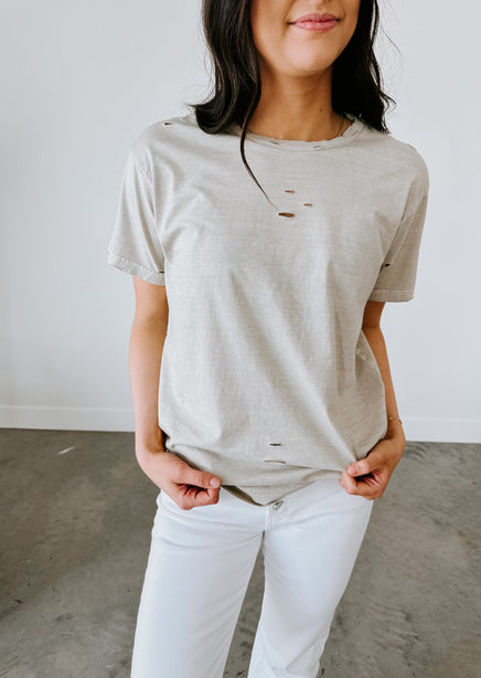 Traveler Distressed T-Shirt by Chelsea DeBoer