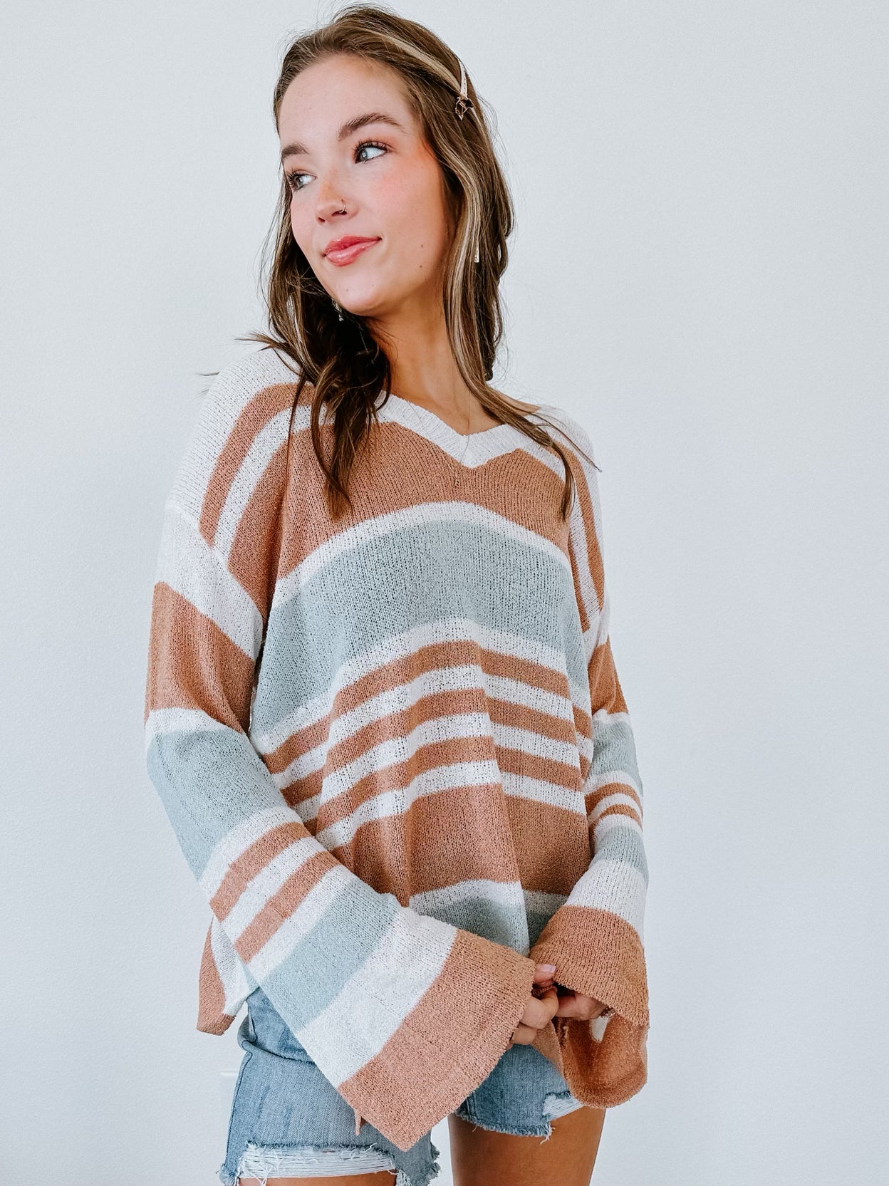 image of Kenzi Stripe Sweater