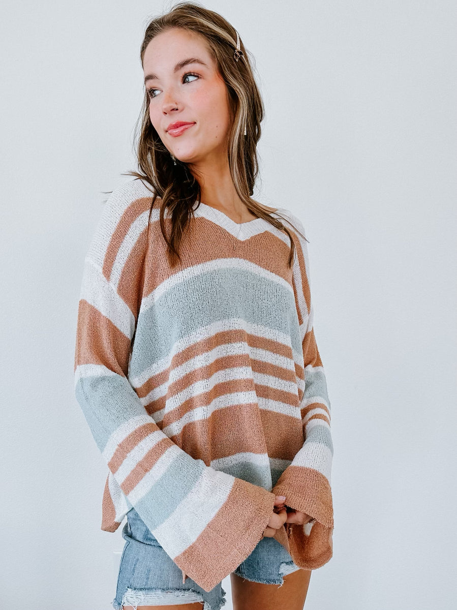 Kenzi Stripe Sweater – Lauriebelles