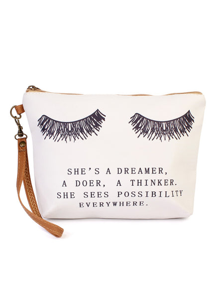 She's A Dreamer Cosmetic Bag - ONLINE ONLY