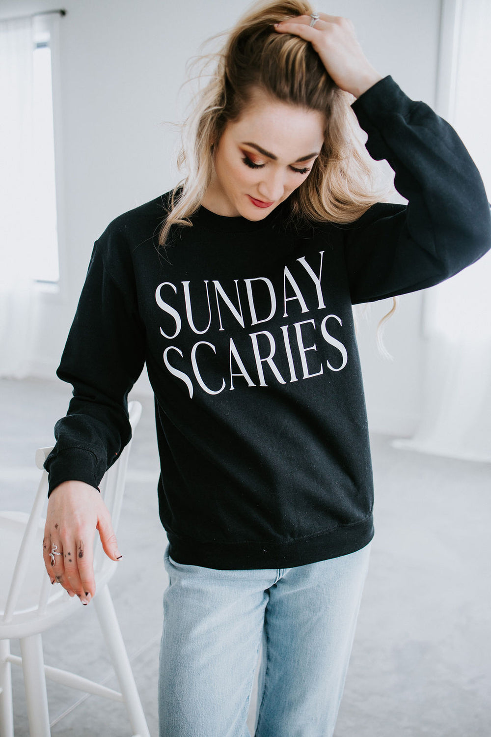 Sunday Scaries Graphic Sweatshirt