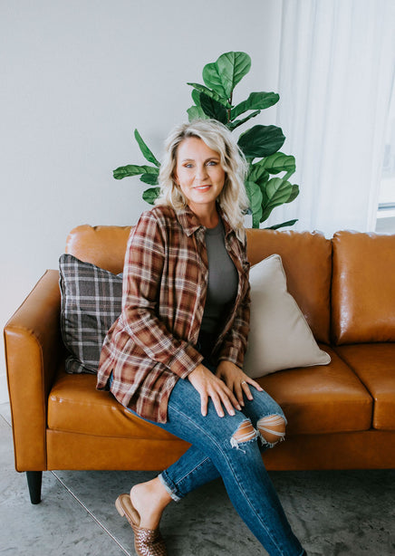 Terra Plaid Button Down Shirt